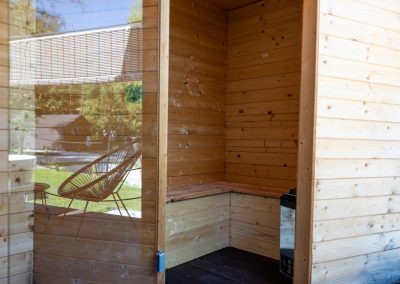 Sauna na terasi Glamping kućice