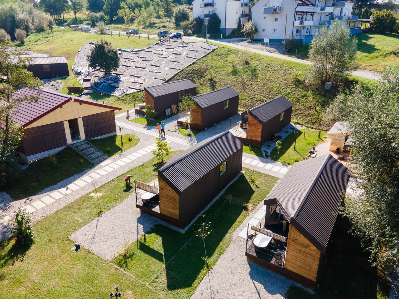 Glamping resort Halicanum iz zraka